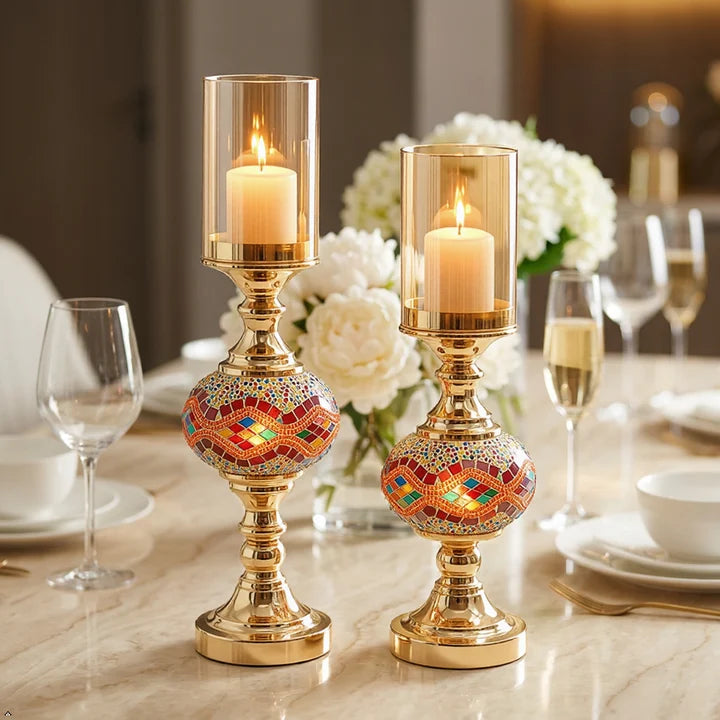MOSAIC CANDLE HOLDER