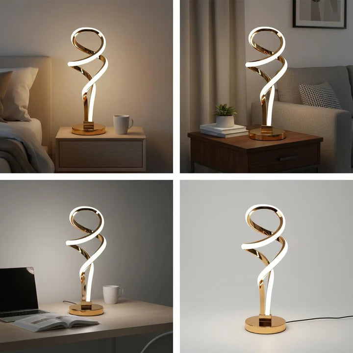 Radiant Twirl Led Lamp