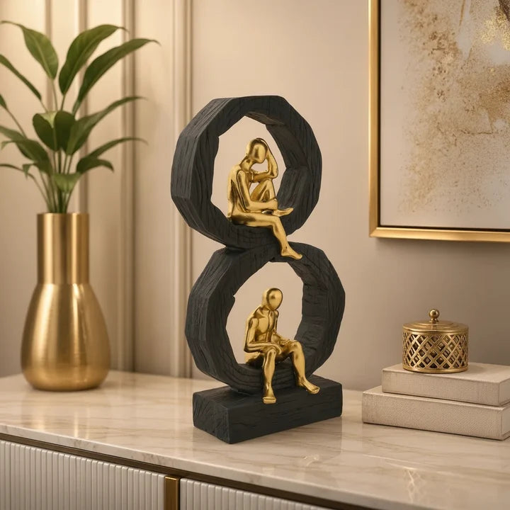 Infinity Muse Luxury Abstract Sculpture Showpiece