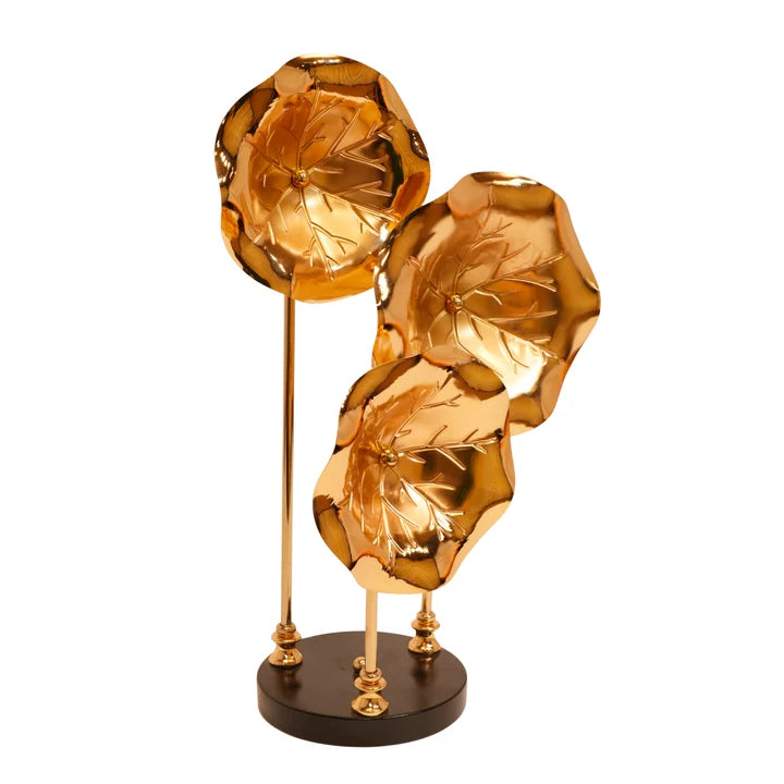 Golden Metal Decorative Table Showpiece