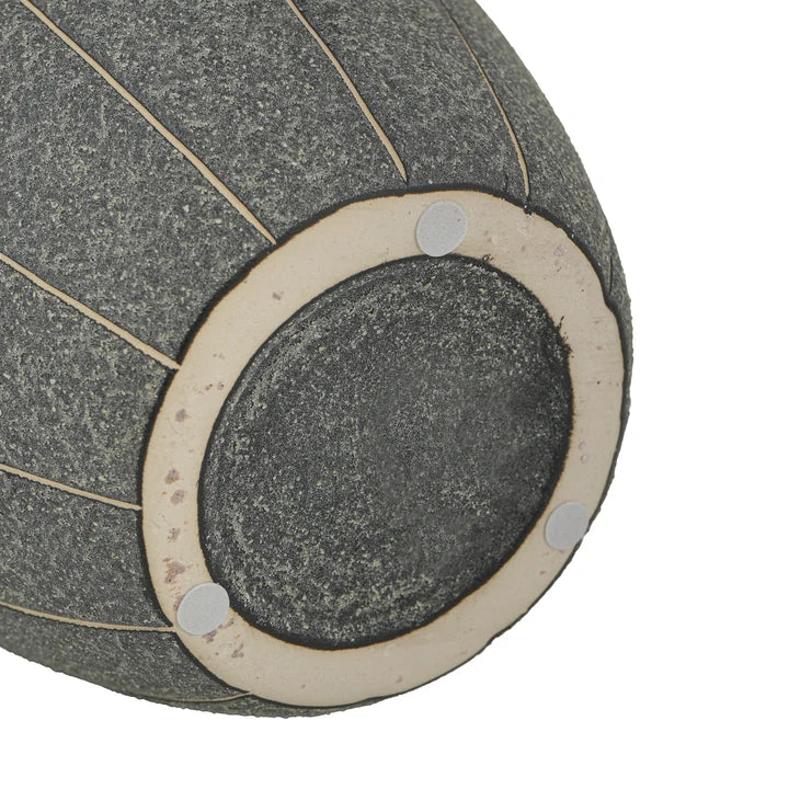 Ceramic Vase with Vertical groove