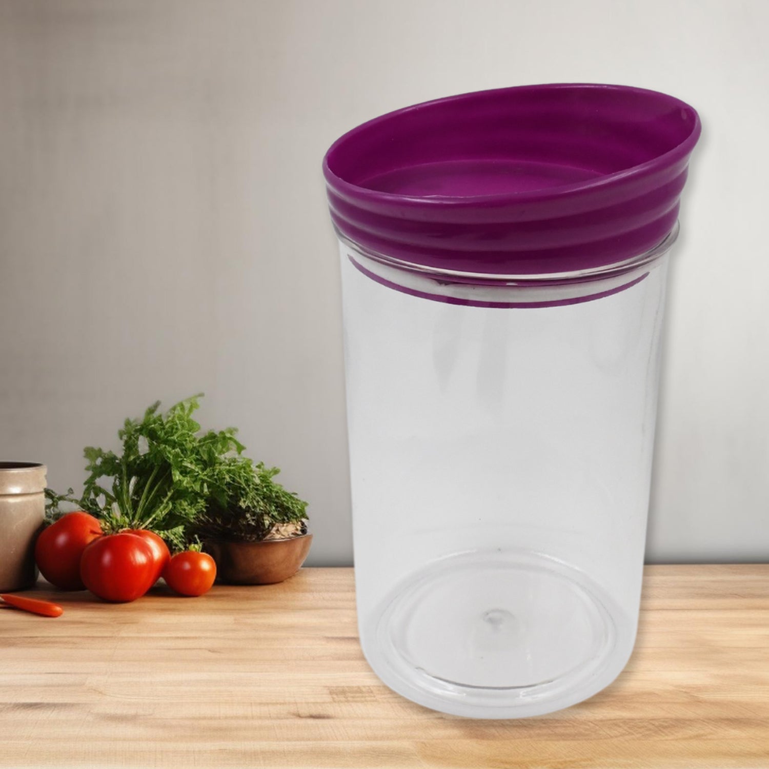 Plastic Premium Quality Kitchen Food Containers Set (1200ml Approx Set Of 2 Pc)