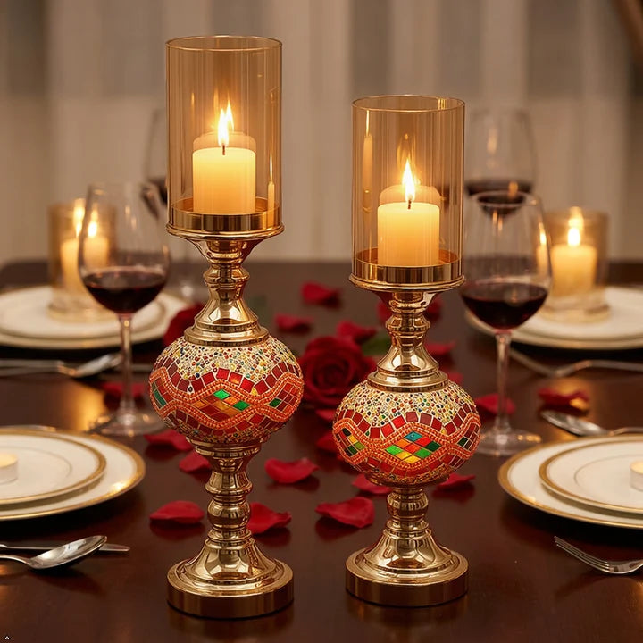 MOSAIC CANDLE HOLDER