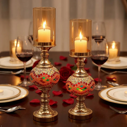 MOSAIC CANDLE HOLDER