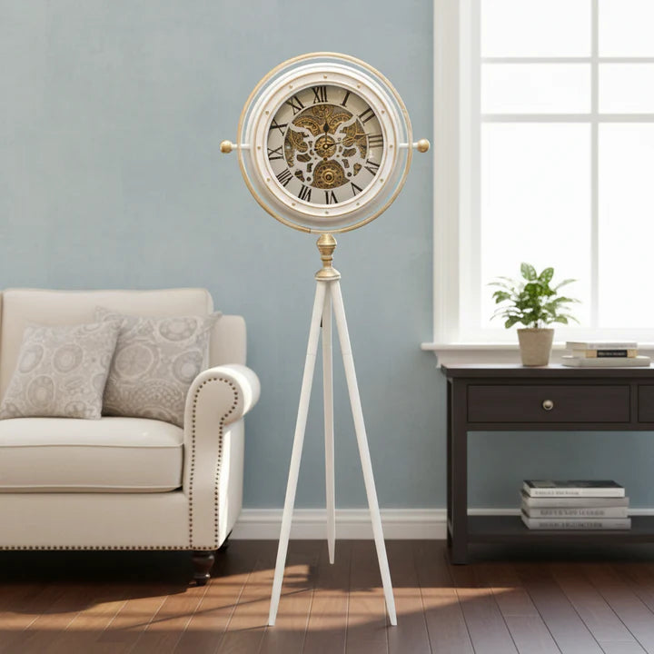 Vintage Tripod Floor Clock