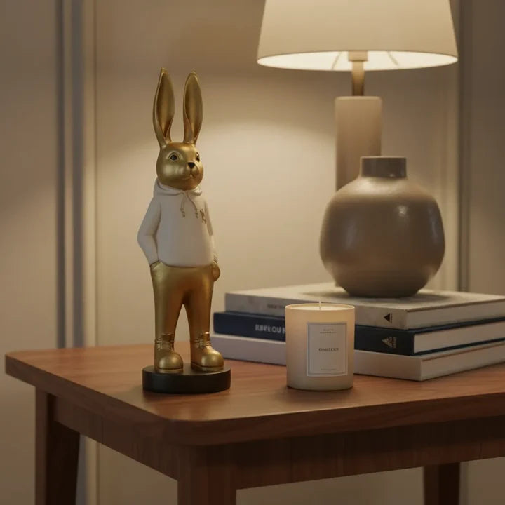 Luxe Bunny Royale Decorative Showpiece