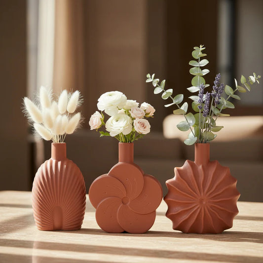 Terranova Sculptural Vase Set