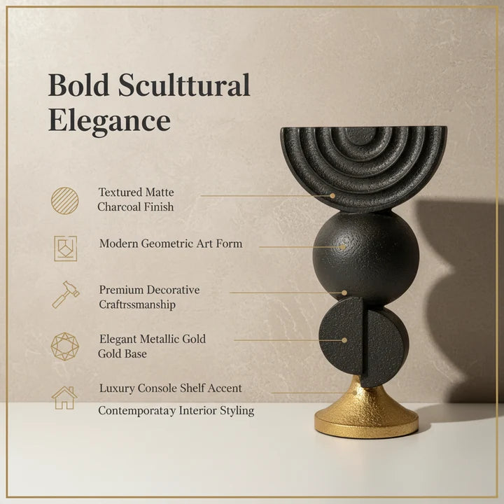 Bold Monarc Orbital Sculpture Showpiece