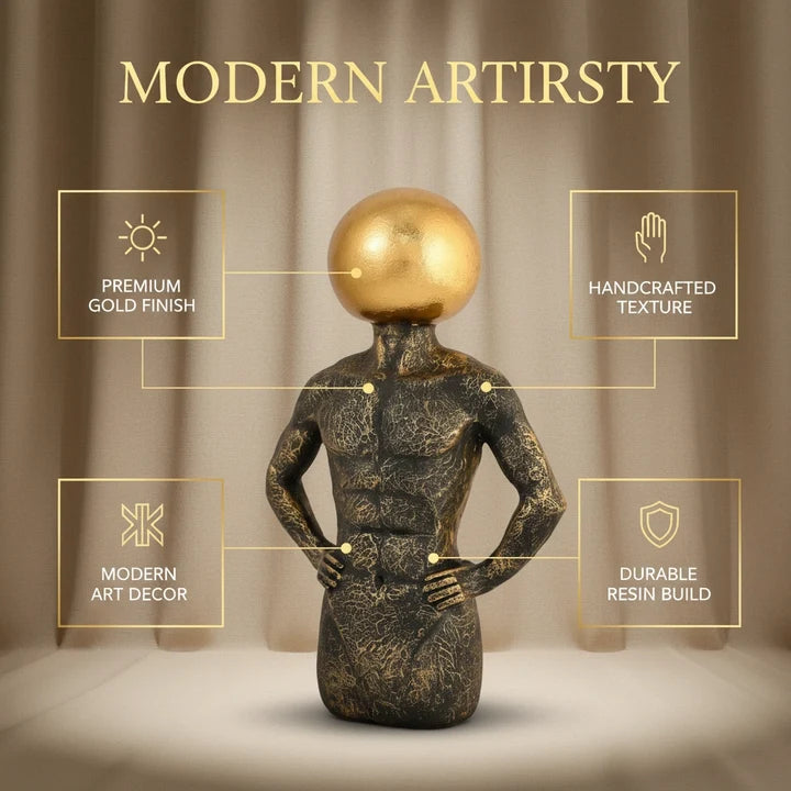 Aura Sphere Modern Sculpture