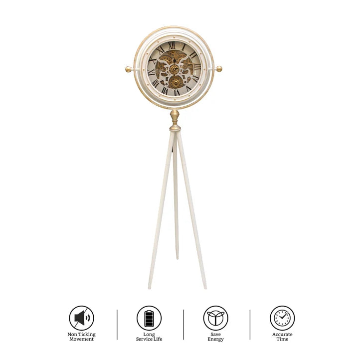 Vintage Tripod Floor Clock