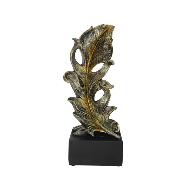 Feather Statue - Abstract Plume Tabletop Organizer