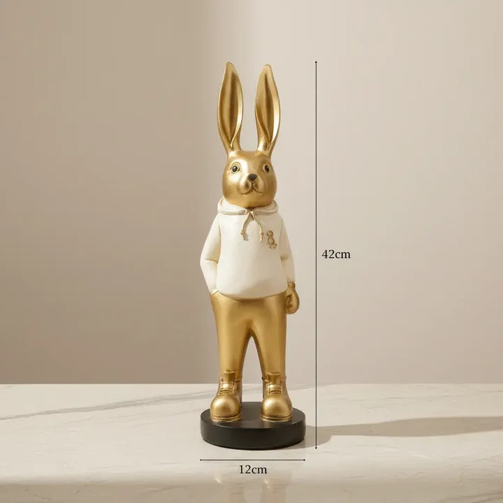 Luxe Bunny Royale Decorative Showpiece