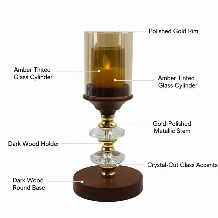 Decorative Candle Holder Set of 3