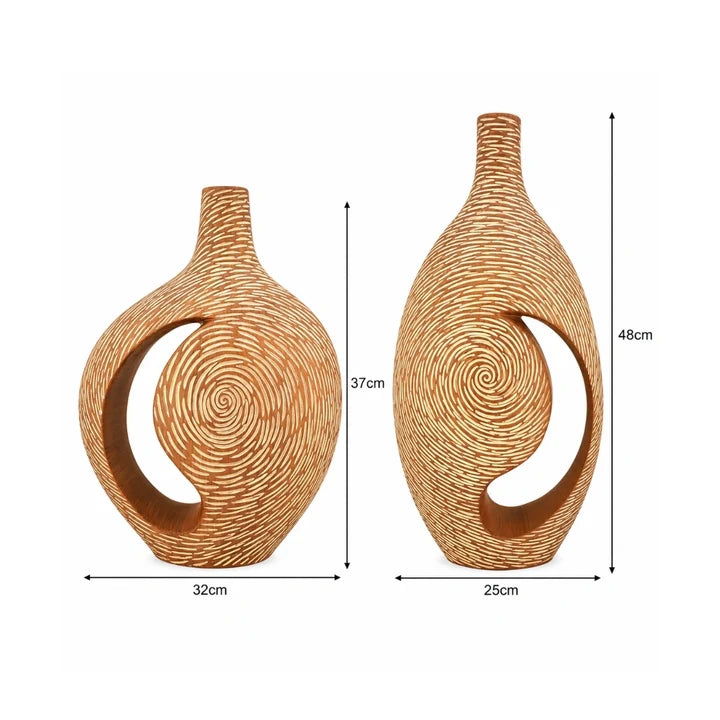 Modern Hollow Sculptural Ceramic Decorative Vase