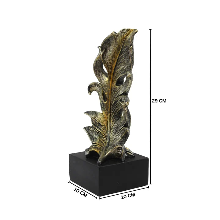 Feather Statue - Abstract Plume Tabletop Organizer