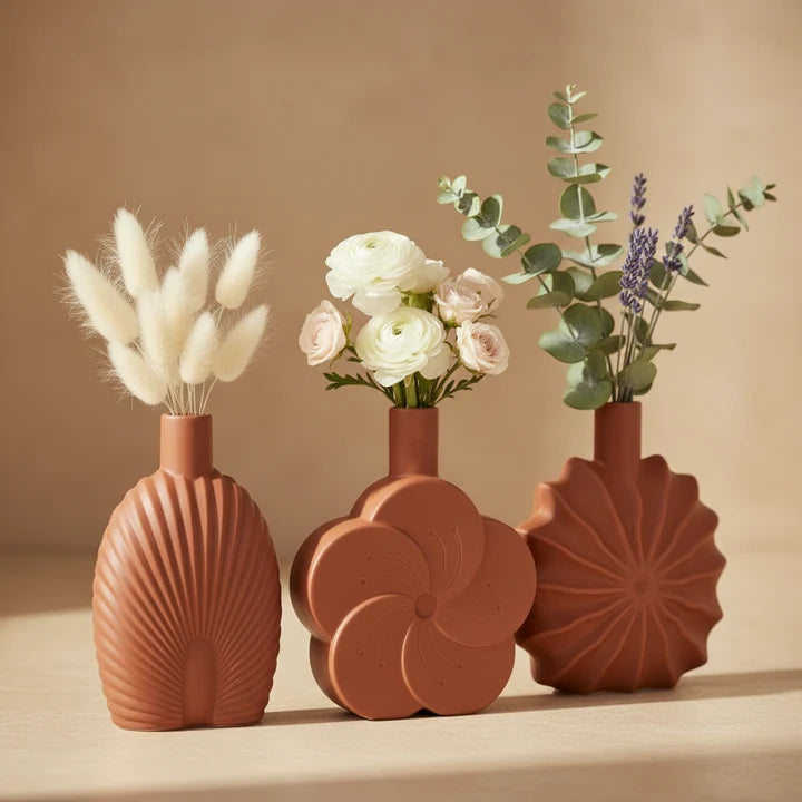 Terranova Sculptural Vase Set