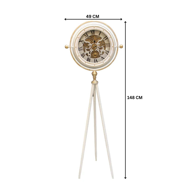 Vintage Tripod Floor Clock