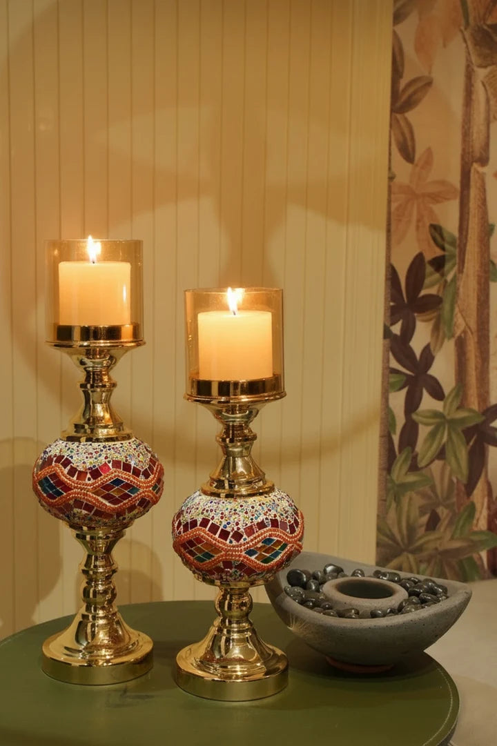 MOSAIC CANDLE HOLDER