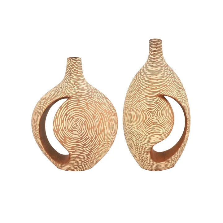 Modern Hollow Sculptural Ceramic Decorative Vase