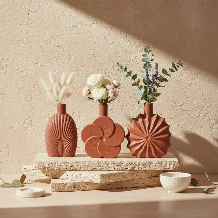 Terranova Sculptural Vase Set
