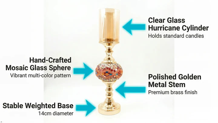 MOSAIC CANDLE HOLDER