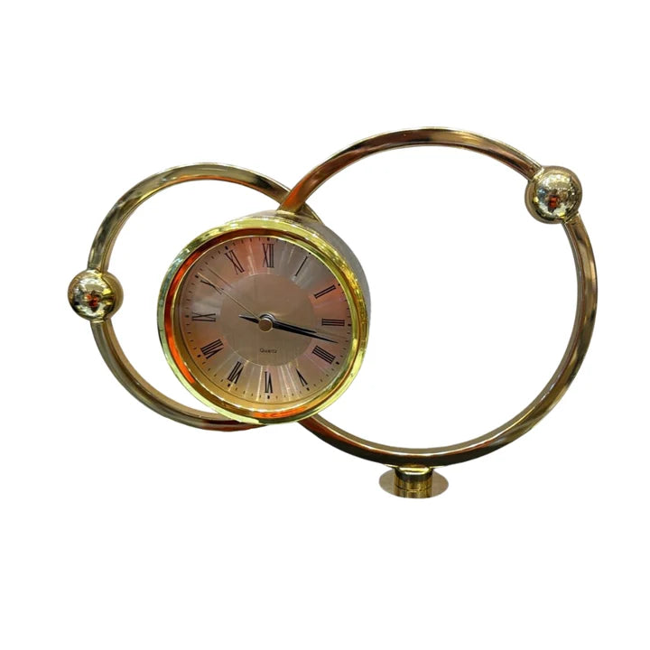 Dual ring desk clock