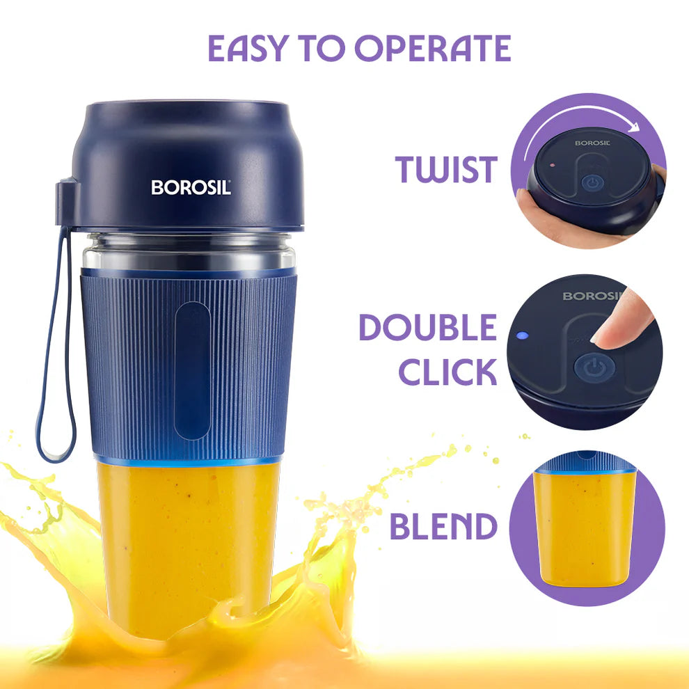 Nutrigrip Portable Blender, Blue