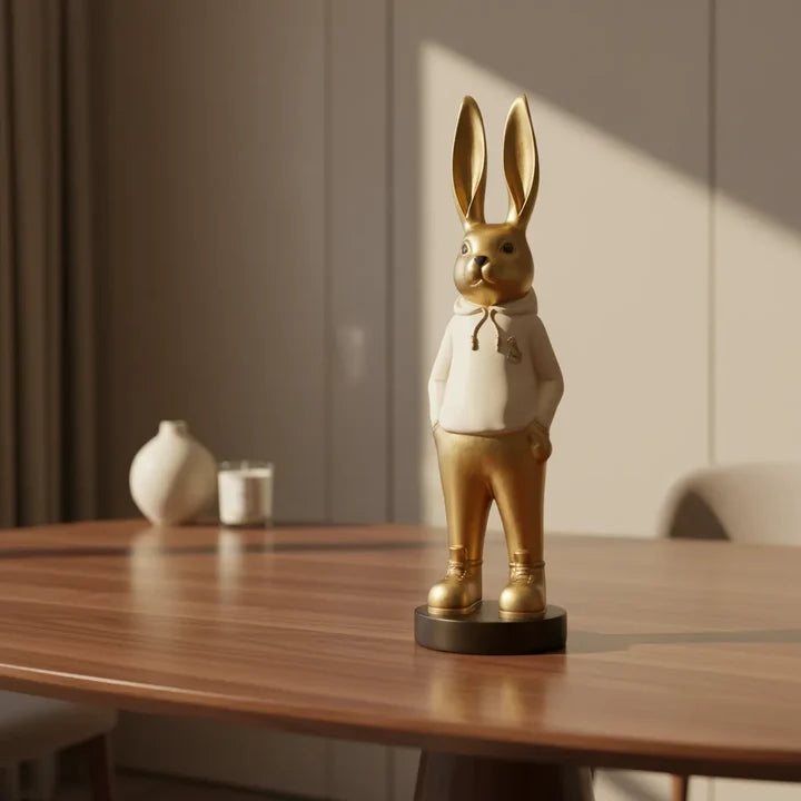 Luxe Bunny Royale Decorative Showpiece
