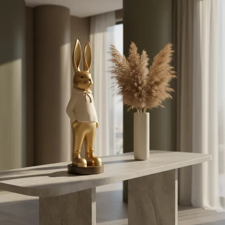 Luxe Bunny Royale Decorative Showpiece