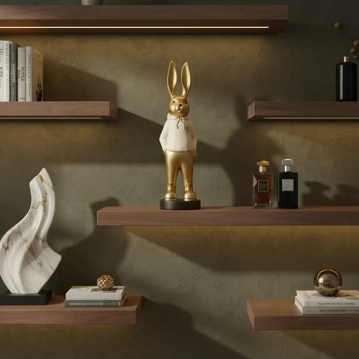 Luxe Bunny Royale Decorative Showpiece