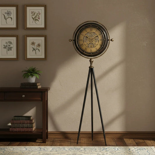 Antique Tripod Floor Clock