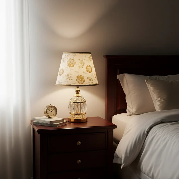 Modern Small Crystal Glass Table Lamp