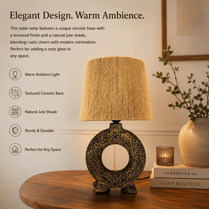 modern ring table lamp