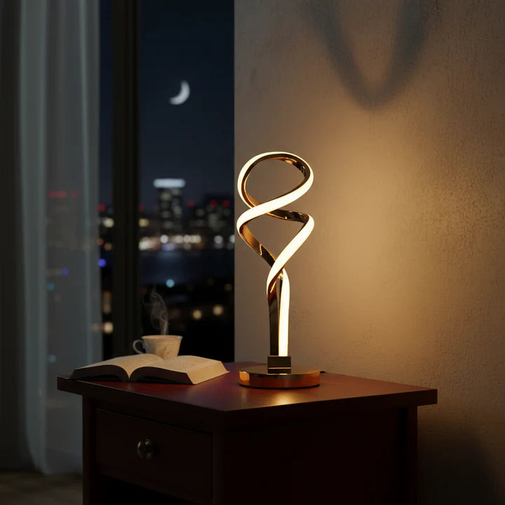 Radiant Twirl Led Lamp