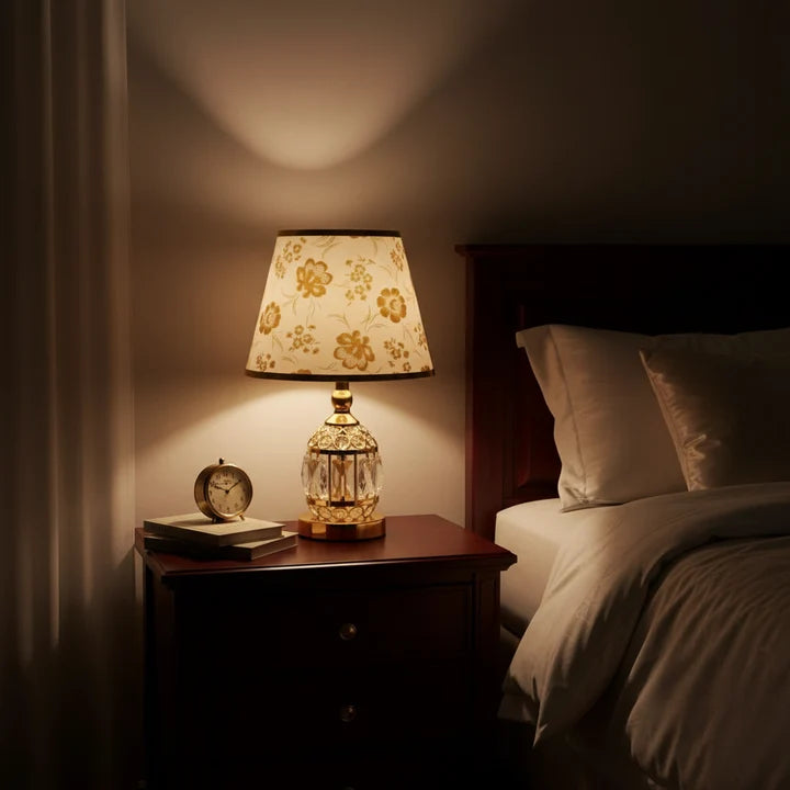 Modern Small Crystal Glass Table Lamp