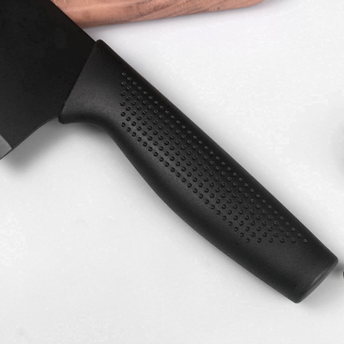 Shiny Key Professional 3pc Kitchen Knife Set (Black)