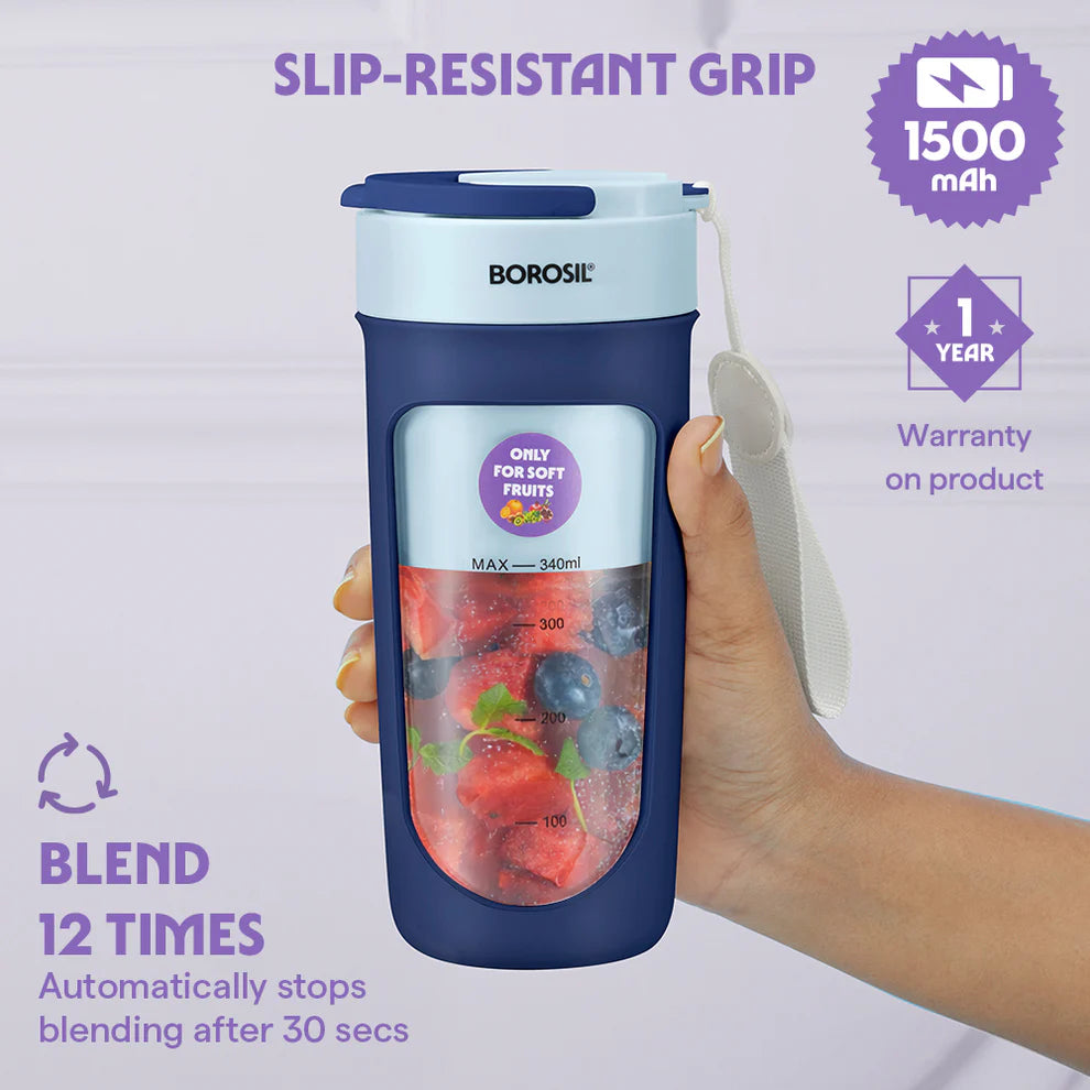 Nutrisip Portable Blender, Blue