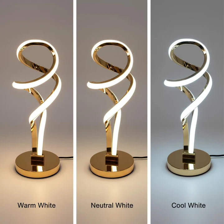 Radiant Twirl Led Lamp