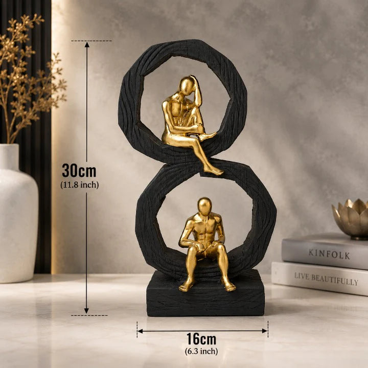 Infinity Muse Luxury Abstract Sculpture Showpiece