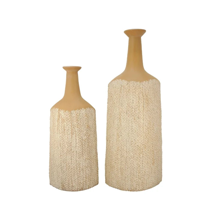 Handwoven Textured Decorative Vase