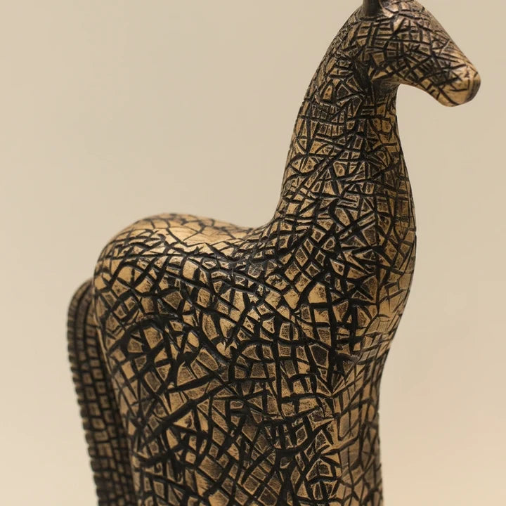 Artisan Horse Sculpture Set