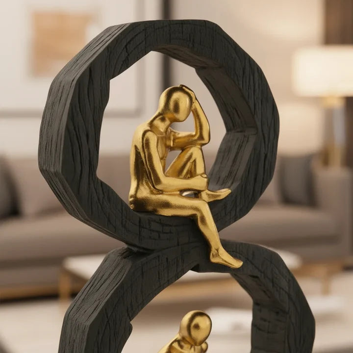 Infinity Muse Luxury Abstract Sculpture Showpiece
