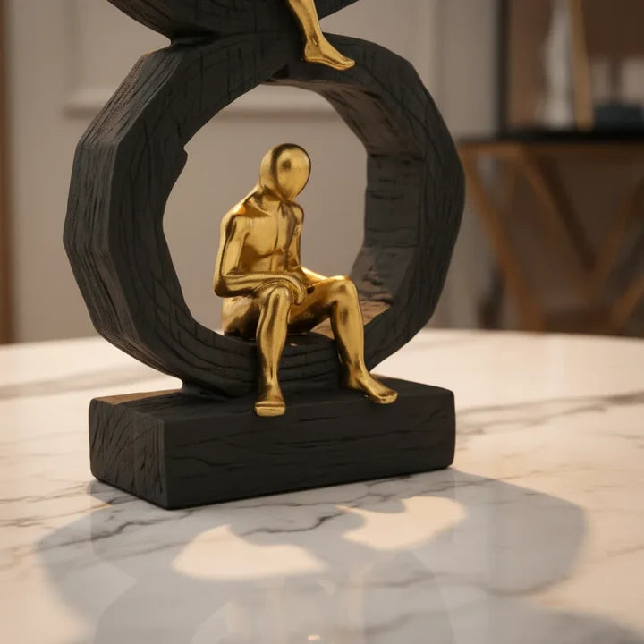 Infinity Muse Luxury Abstract Sculpture Showpiece