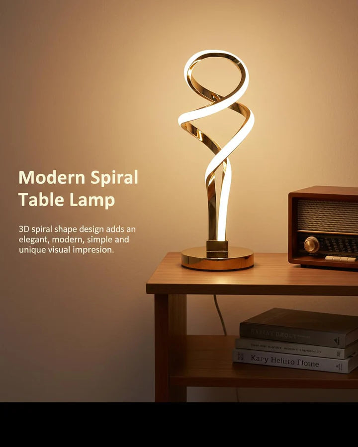 Radiant Twirl Led Lamp