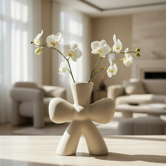 Starfish Matte White Vase