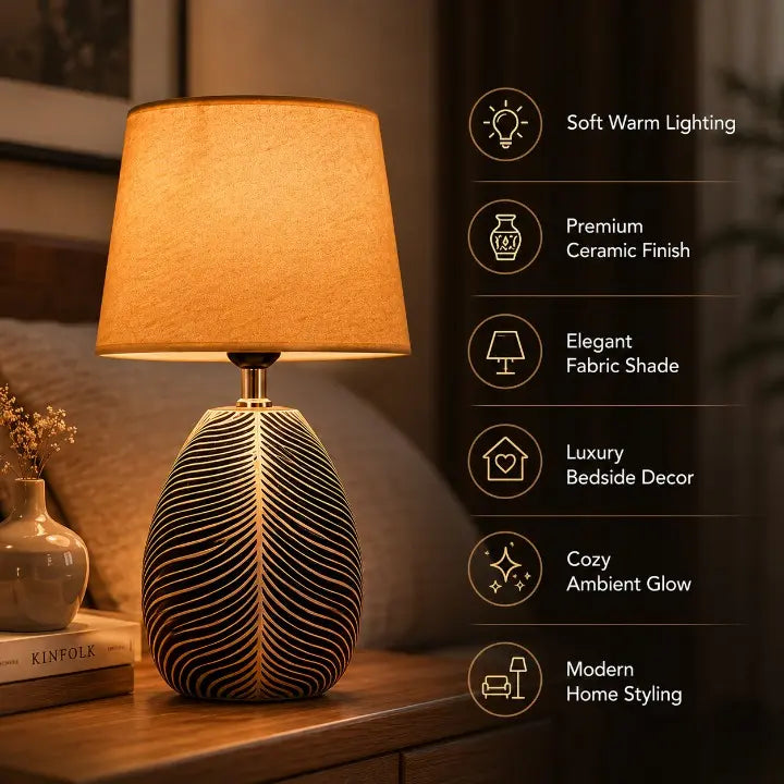 Aurora Leaf Table Lamp