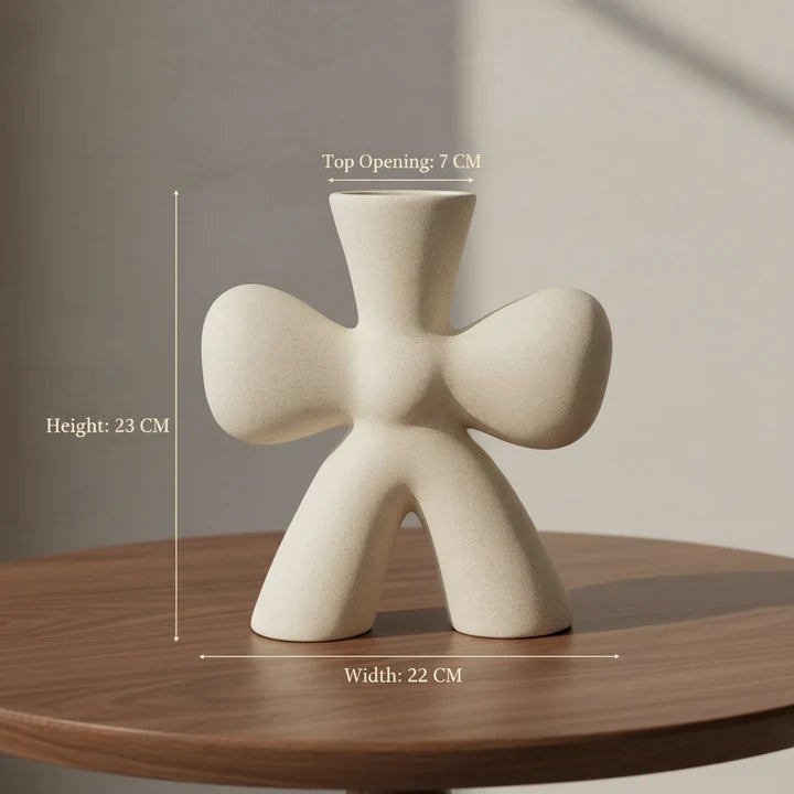 Starfish Matte White Vase