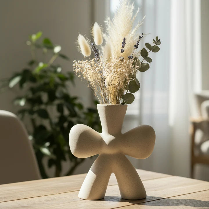 Starfish Matte White Vase