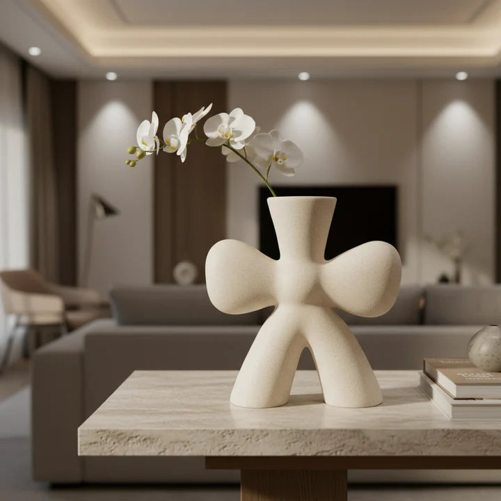 Starfish Matte White Vase