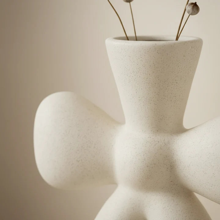 Starfish Matte White Vase